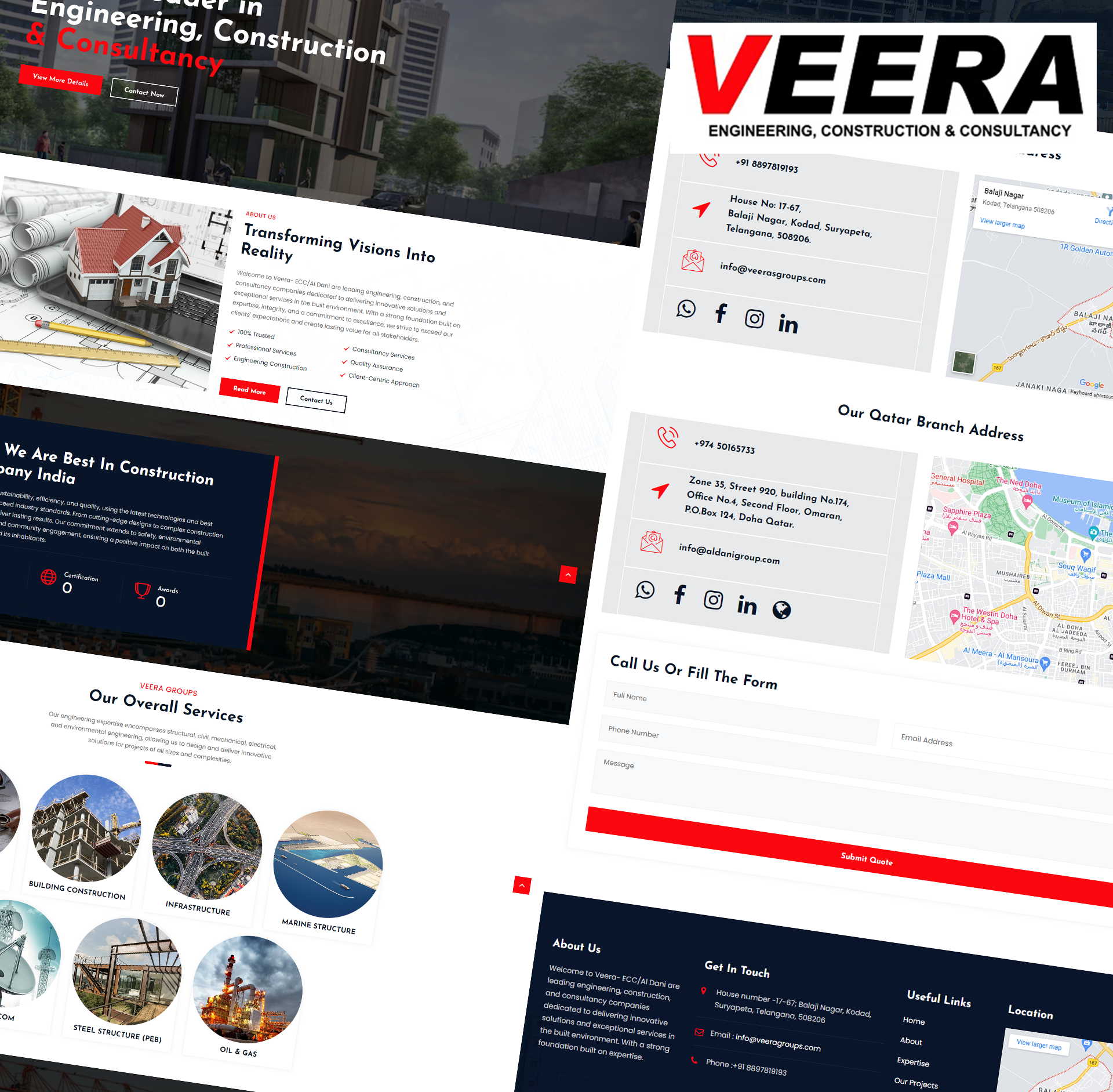 Digital Vision portfolio | Veera Groups - Telugana